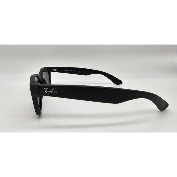 Ray-Ban‎ New Wayfarer 52-18mm Rubber Black Sunglasses With G-15 Green Lenses main image 11